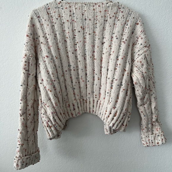 Chunky Confetti Cable Knit Sweater Cardigan T.J.Maxx Size XS Moon & Madison - Picture 2 of 6